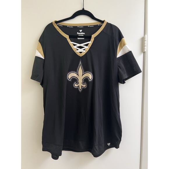(NEW) NWOT New Orleans Saints NFL saints Women’s jersey 3XL Brees - Picture 1 of 4